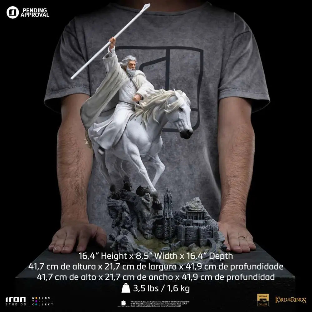 LORD OF THE RING GANDALF THE WHITE ON SHADOWFAX CCXP EXCLUSIVE 1/10 STATUE