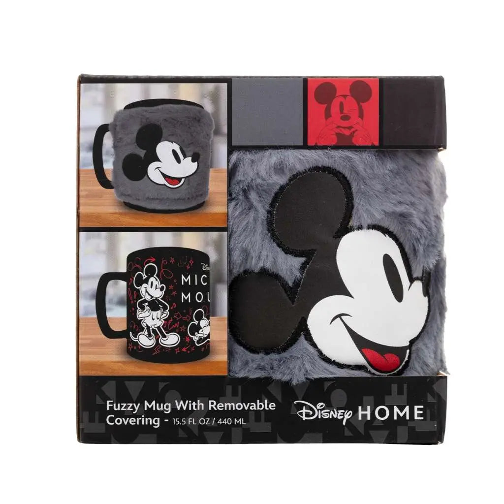 MICKEY MOUSE SMILE FUZZY MUG