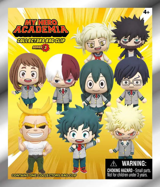 MY HERO ACADEMIA S.3 BAG CLIP BLIND BOX DISPLAY (24)