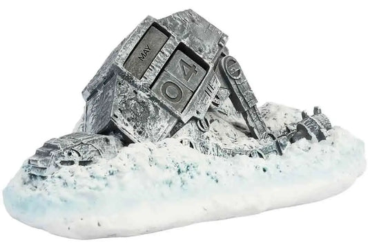 STAR WARS ATAT WALKER DESTROYED 3D PERPETUAL CALENDAR