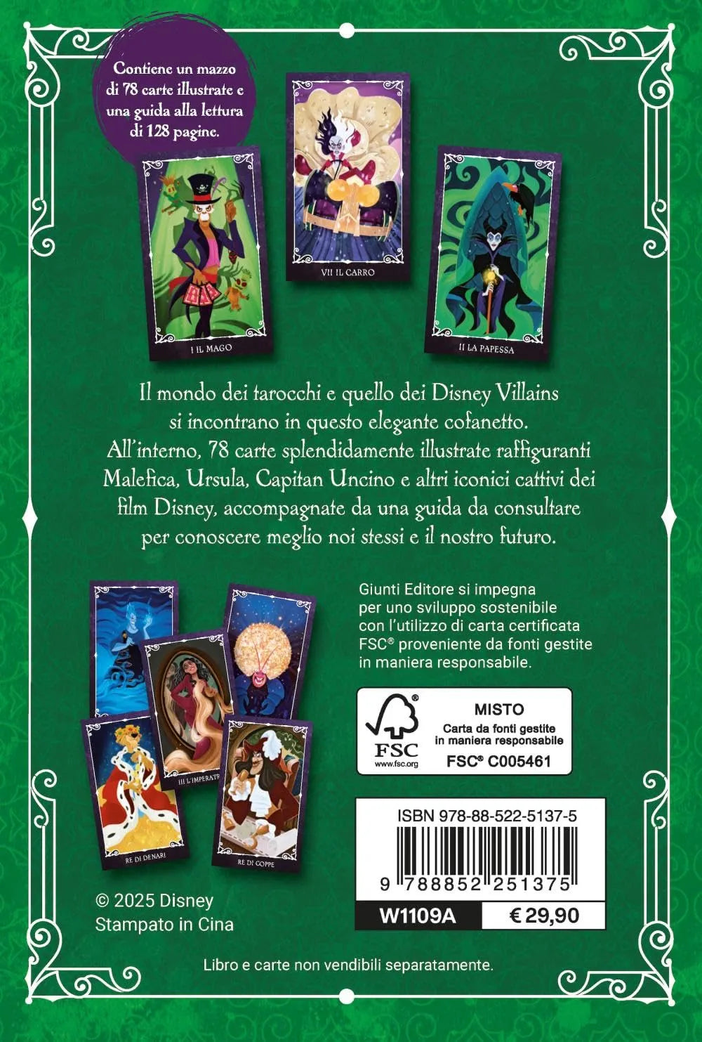 DISNEY VILLAINS TAROCCHI BOX