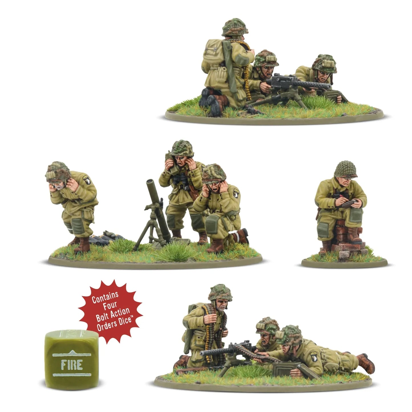 US AIRBORNE DDAY HEAVY WEAPON PLATOON