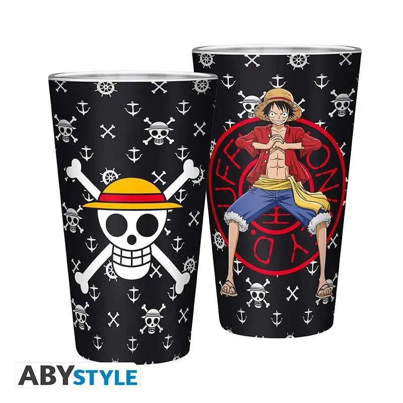 ONE PIECE LUFFY GLASS L