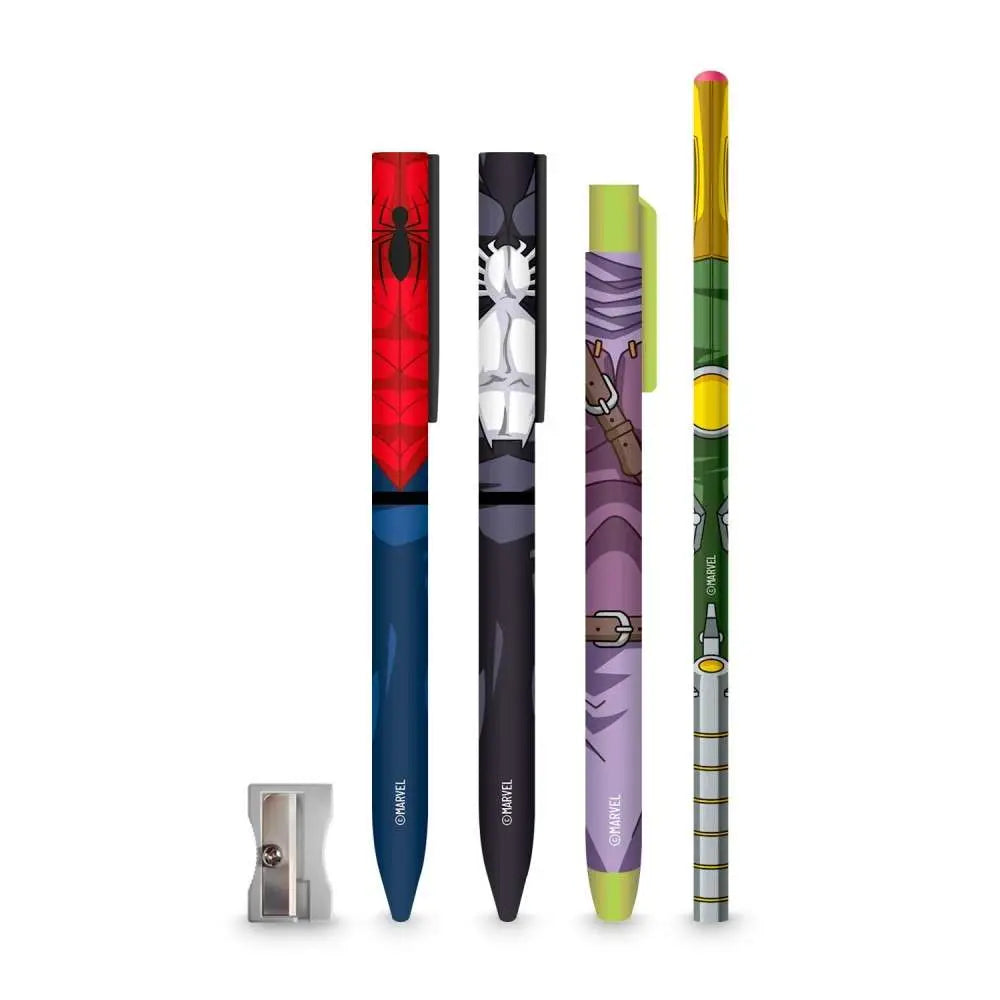 MARVEL SPIDER-MAN PEN HOLDER SET