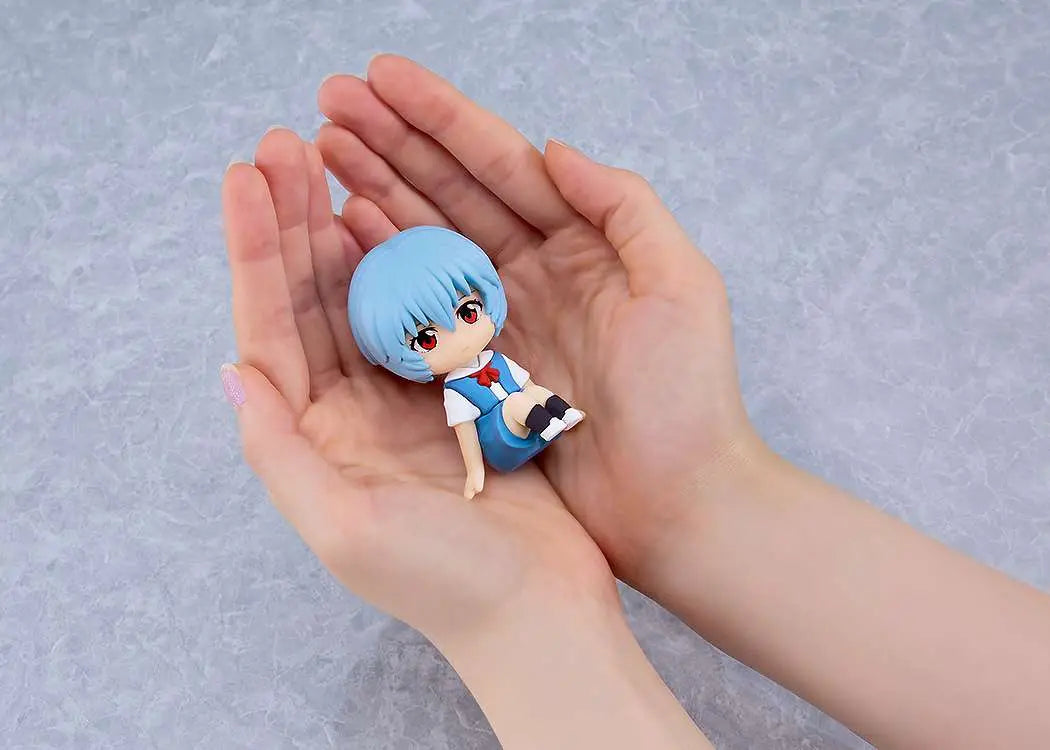 REBUILD OF EVANGELION REI NENDOROID PLUS RUBBER MASCOT