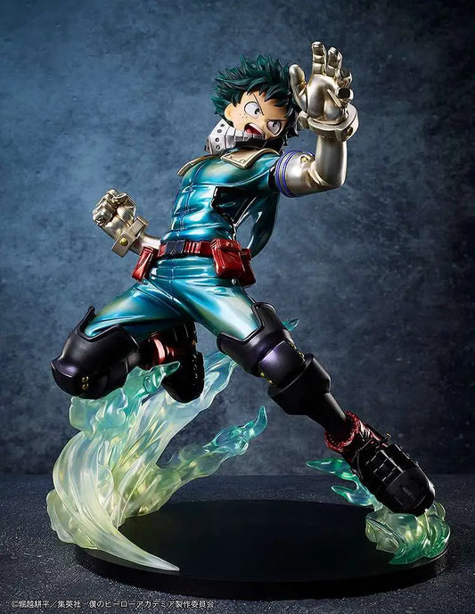 MY HERO ACADEMIA IZUKU MIDORIYA METALLIC STATUE