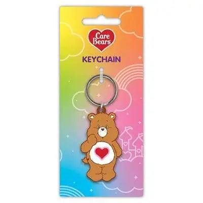 CARE BEARS TENDERHEART BEAR PVC KEYCHAIN