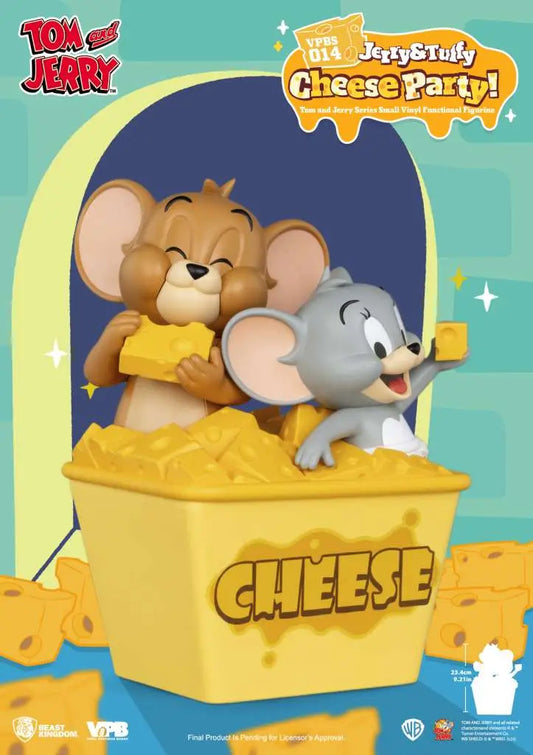 TOM & JERRY JERRY & TUFFY CHEESE PARTY VINYL BANK
