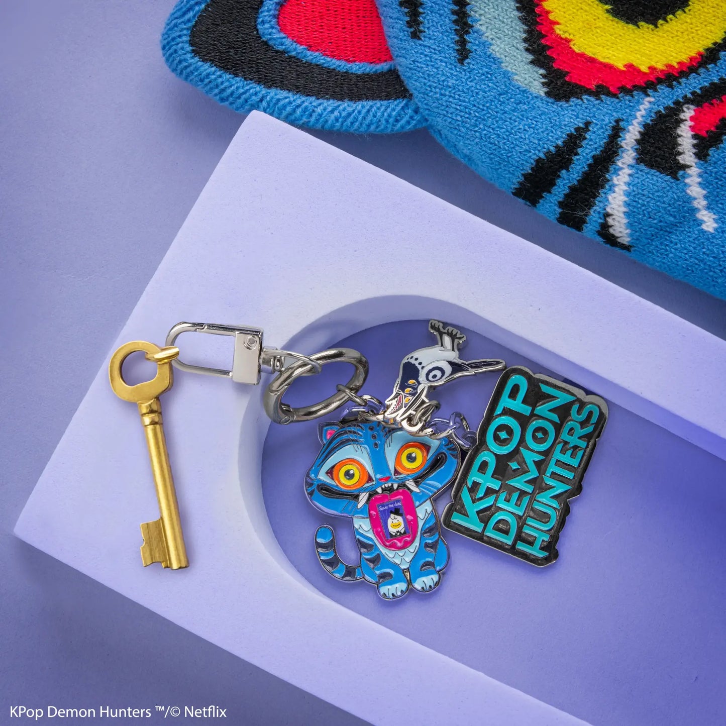 KPOP DEMON HUNTERS DERPY & SUSSIE CHARMS KEYCHAIN