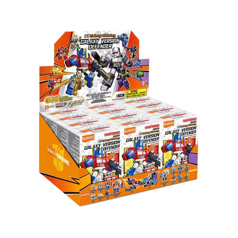TRANSFORMERS GALAXY SHINING DEFENDER VERSION 01 MODEL KIT BLIND BOX (12)