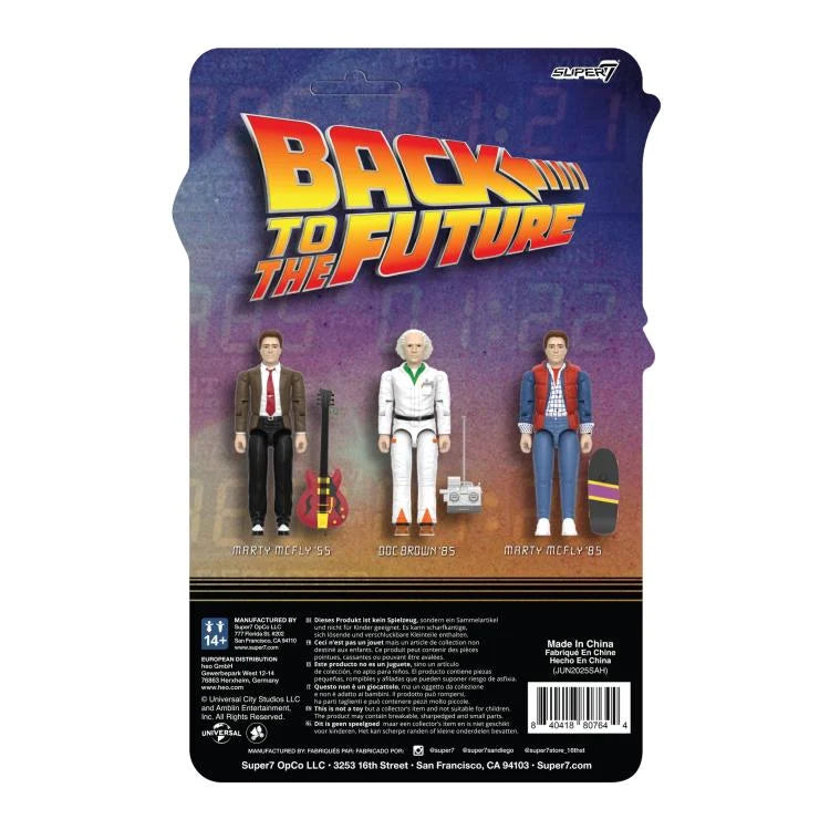 BACK TO THE FUTURE WAVE 1 MARTY MCFLY '85 REACTION+ FIGURE