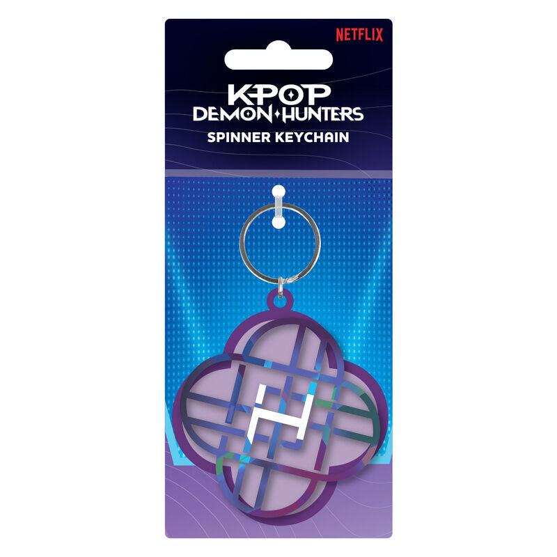K-POP DEMON HUNTERS HUNTRIX SPINNER KEYCHAIN