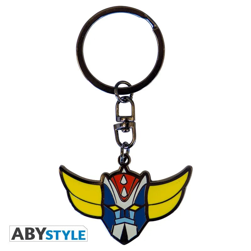 UFO ROBOT GRENDIZER HEAD METAL KEYCHAIN