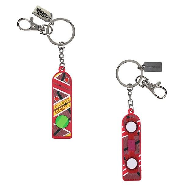 BACK TO THE FUTURE MARTY MCFLY HOVERBOARD PVC KEYCHAIN