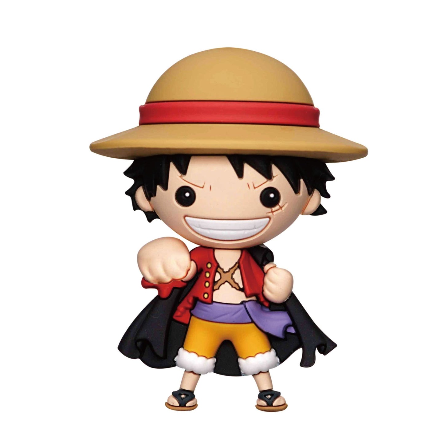 ONE PIECE LUFFY WITH CAPE 3D FOAM MAGNET