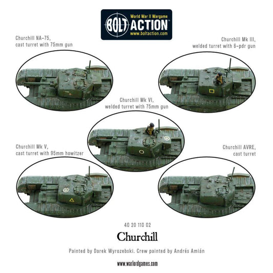 BOLT ACTION CHURCHILL INFANTRY TANK