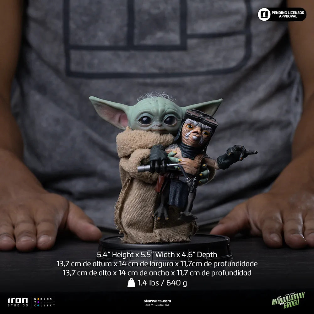 MANDALORIAN & GROGU MOVIE GROGU NO SQUEEZY 1/4 LEGACY STATUE