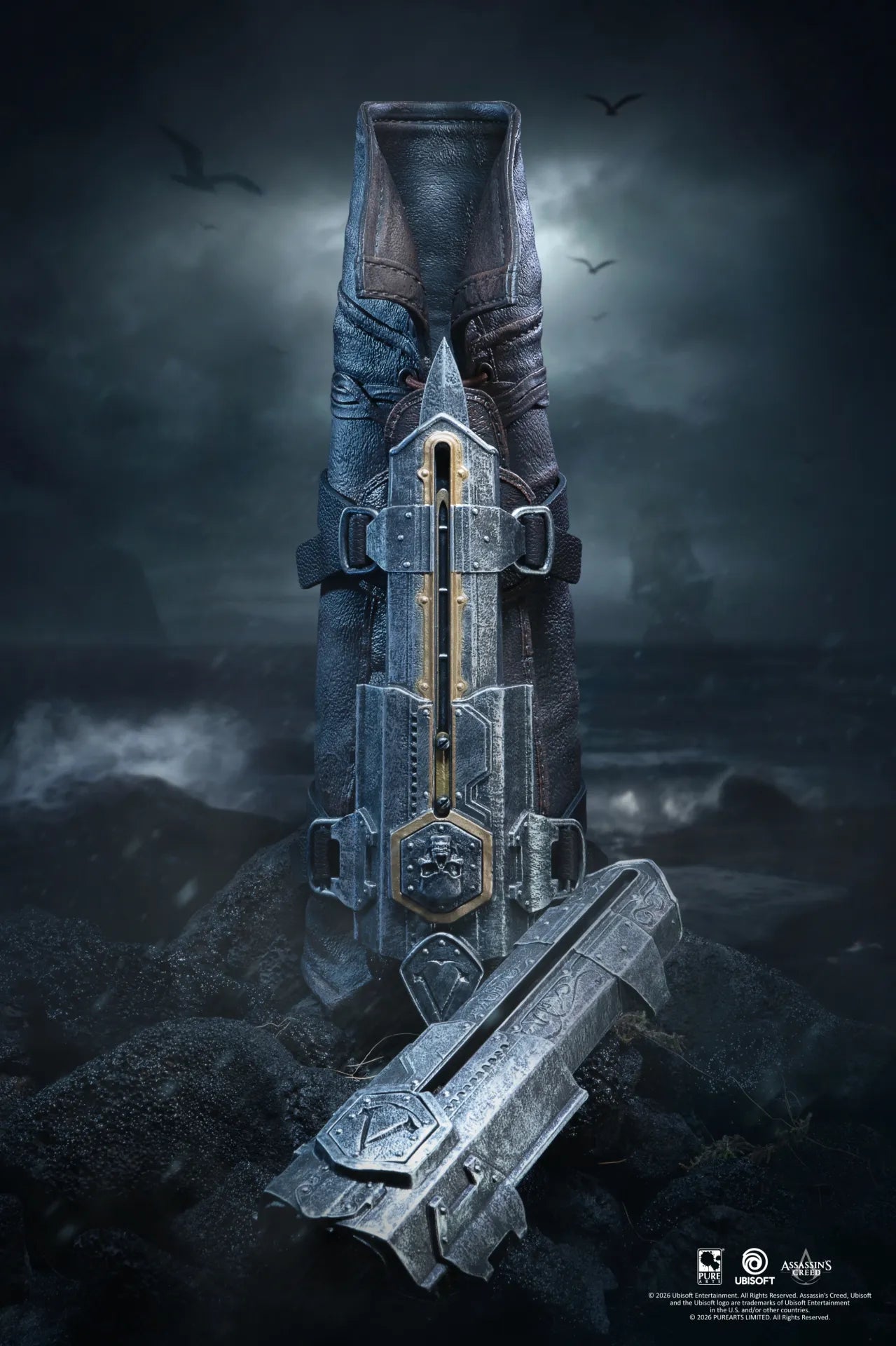 ASSASSIN’S CREED BLACK FLAG RESYNCED EDWARD KENWAY HIDDEN BLADE REPLICA