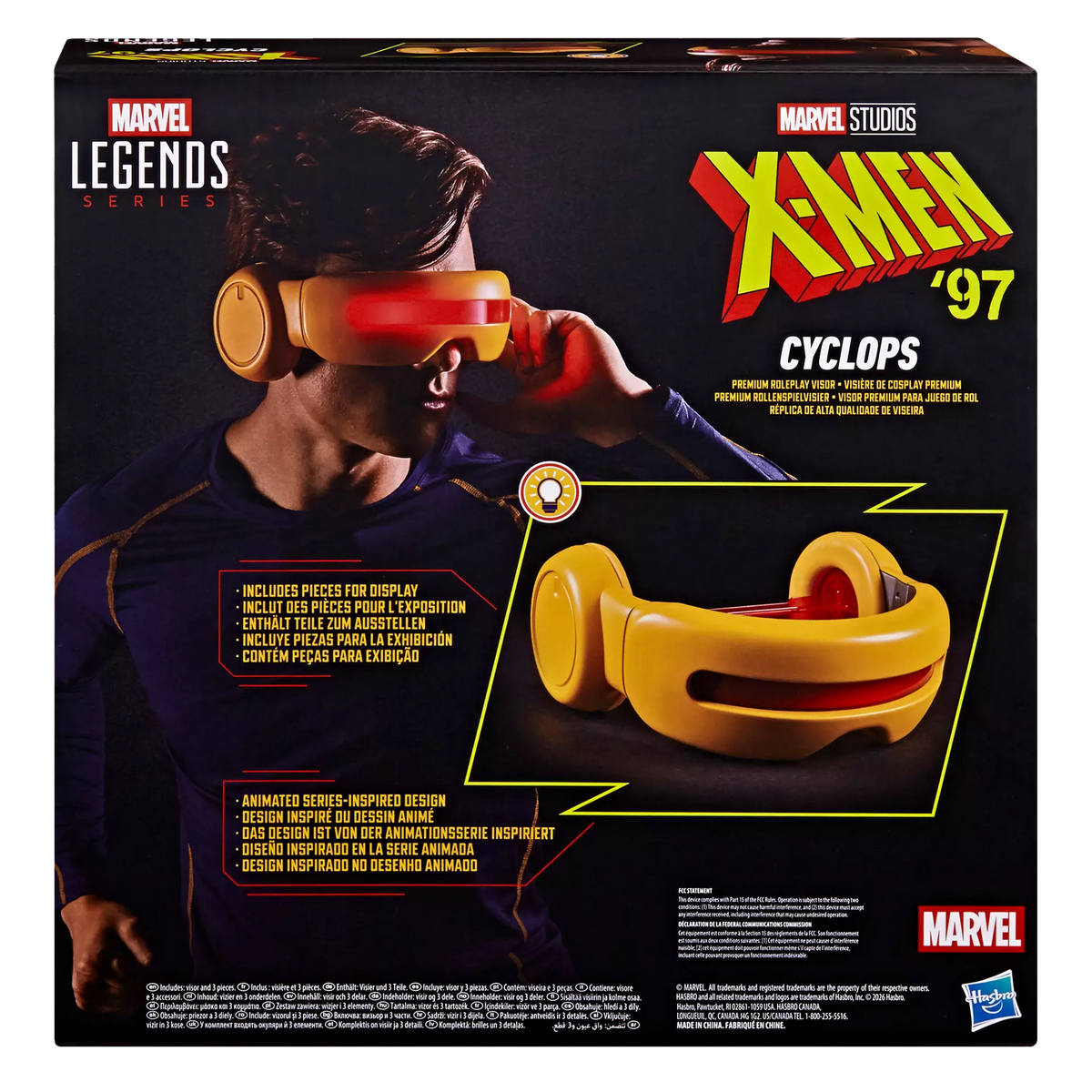 MARVEL LEGENDS X-MEN 97 CYCLOPS ELECTRONIC VISOR