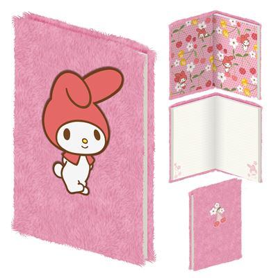 SANRIO MY MELODY CHERRY BLOSSOM PLUSH NOTEBOOK