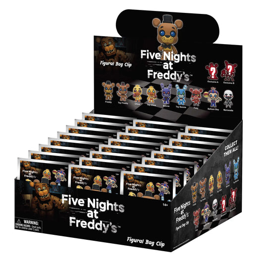 FIVE NIGHTS AT FREDDY'S BAG CLIP BLIND BOX DISPLAY(24)