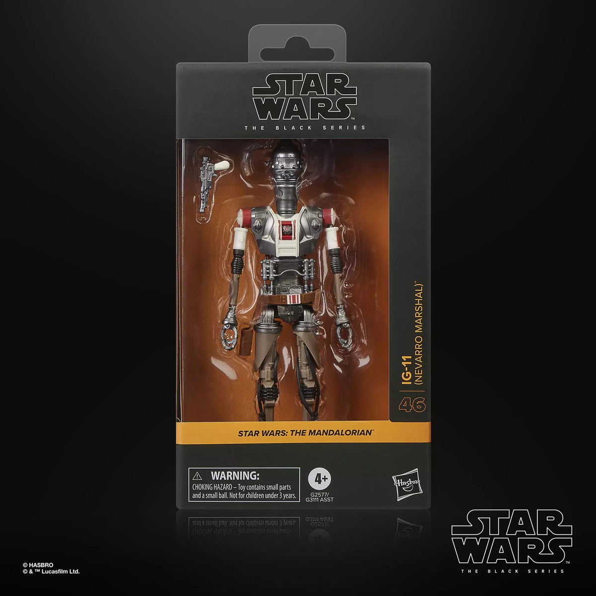 STAR WARS BLACK SERIES MANDALORIAN IG-11 NEVARRO MARSHAL ACTION FIGURE