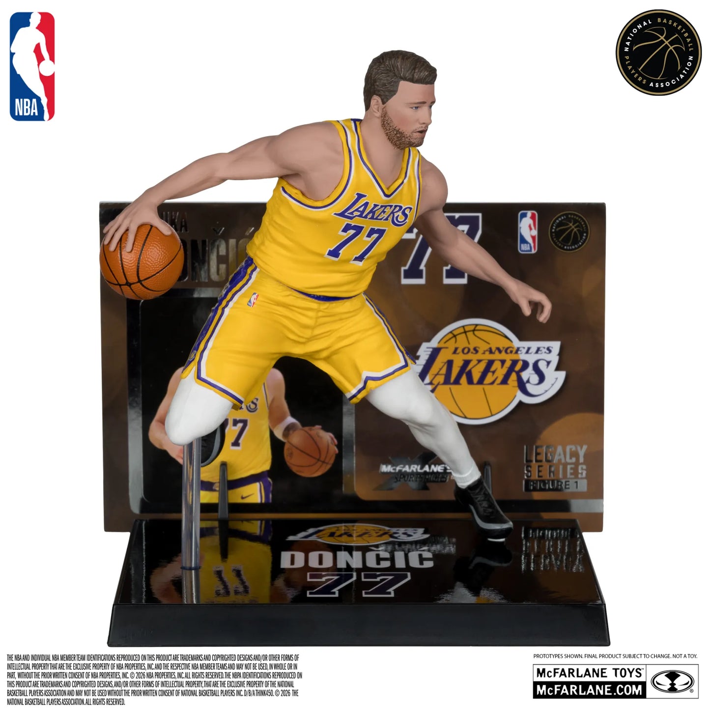 NBA SPORTSPICKS LUKA DONCIC (LA LAKERS) POSED FIGURES