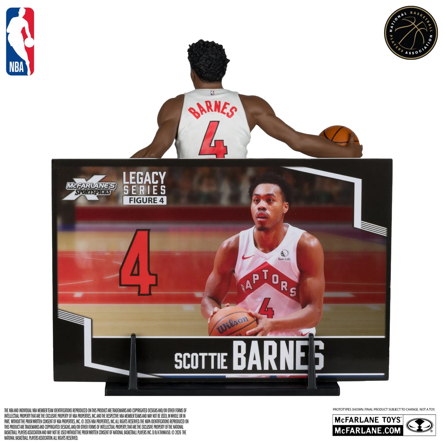 NBA SPORTSPICKS SCOTTIE BARNES (TORONTO RAPTORS) POSED FIGURE