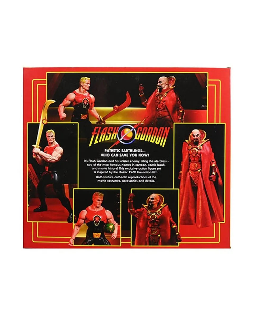 KING FEATURES FLASH GORDON & MING SDCC 2021 2PACK ACTION FIGURE