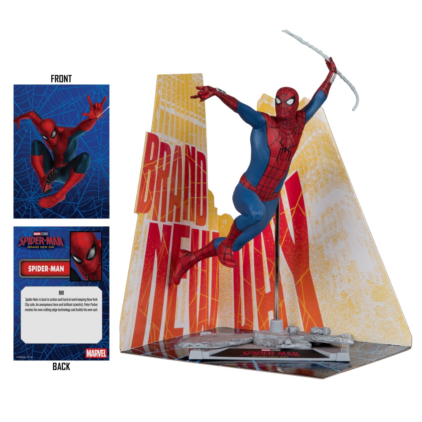 MARVEL STUDIOS COLL 1:10 WV1 SPIDER-MAN BRAND NEW DAY SPIDER-MAN FIGURE