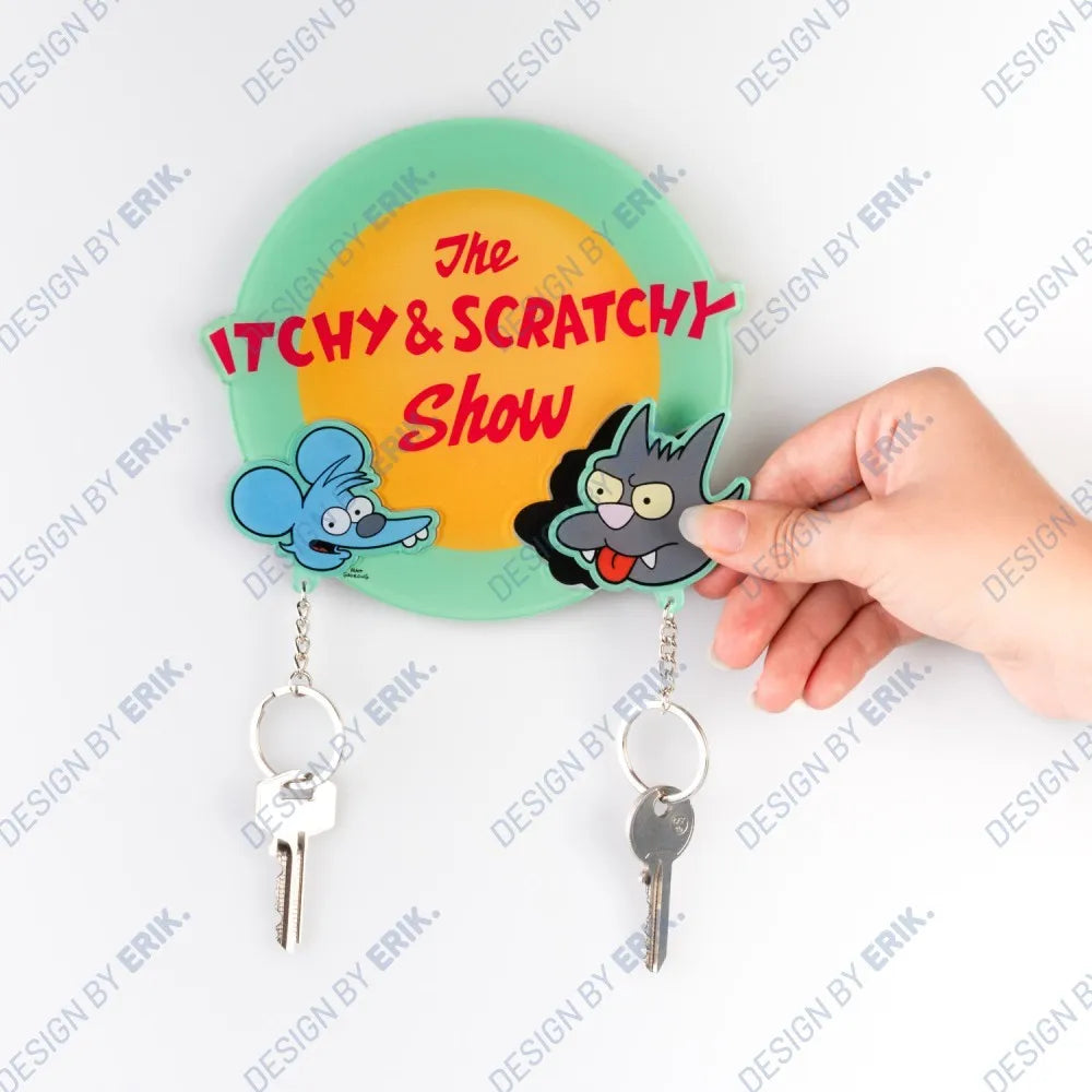THE SIMPSON THE ITCHY & SCRATCHY SHOW KEY HOLDER