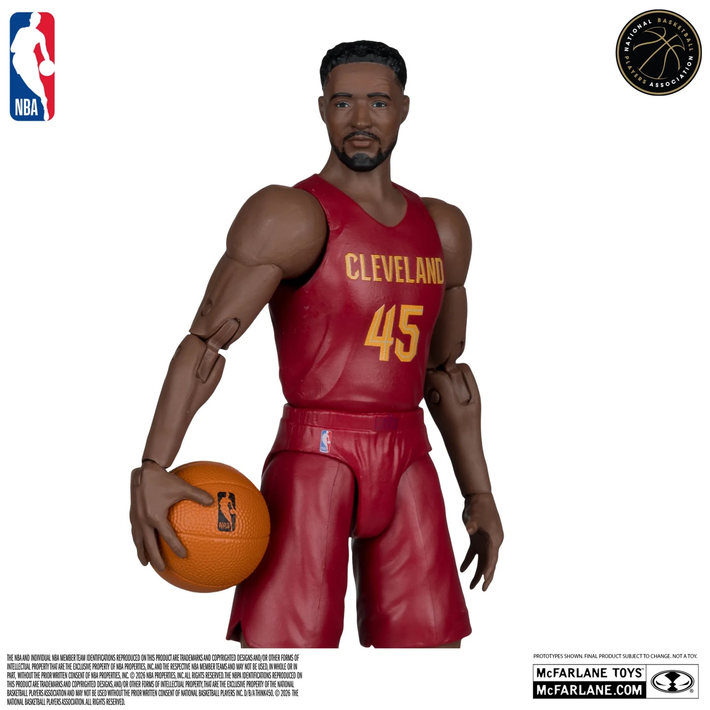 NBA 6INCH ARTICULATED FIGURES WV1 DONOVAN MITCHELL (CLEVELAND CAVALIERS)
