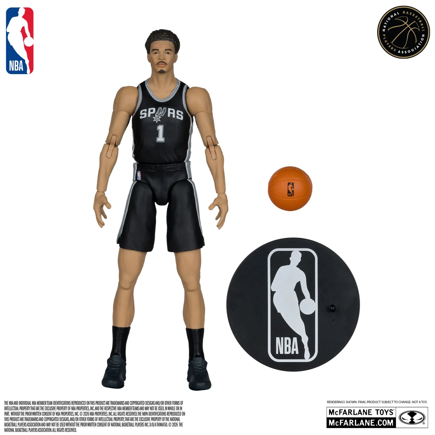 NBA 6INCH ARTICULATED FIGURES WV1 VICTOR WEMBANYANA (SAN ANTONIO SPURS)