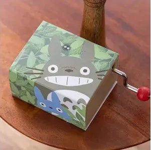 MY NEIGHBOR TOTORO LEAF HAND CRANK MUSIC BOX