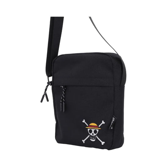 ONE PIECE LUFFY JOLLY ROGER CROSSBODY BAG (BLACK)