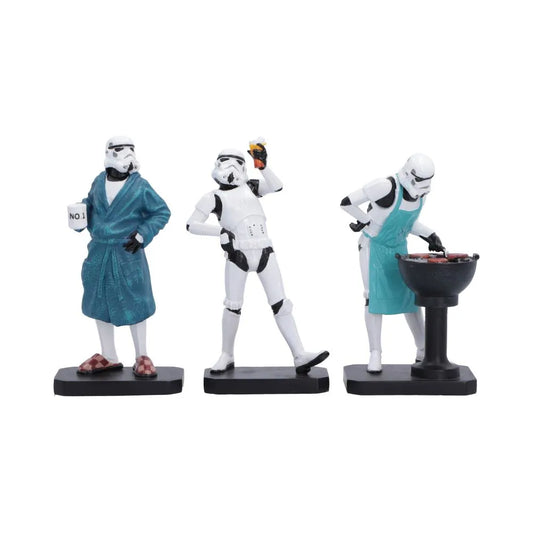 STORMTROOPER LIVING FOR THE WEEKEND FIGURINE SET (3X)