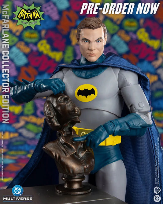 DC MCFARLANE COLLECTOR ED BATMAN 1966 BATMAN AND ROBIN 2‑PK ACTION FIGURE