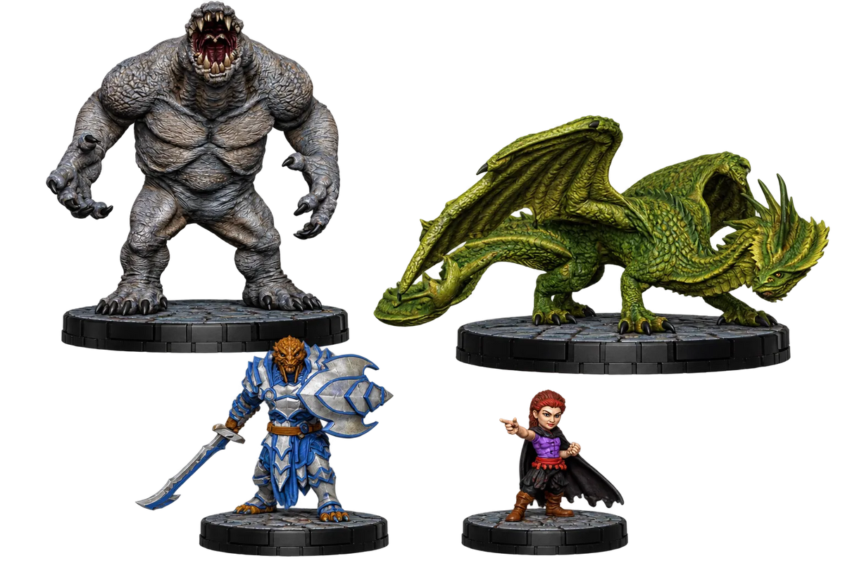 DUNGEONS & DRAGONS HEROCLIX SERIES ONE RETAIL CHASE BOOSTER OP KIT