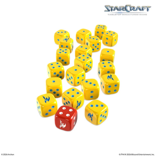 STARCRAFT PROTOSS CUSTOM DICE SET