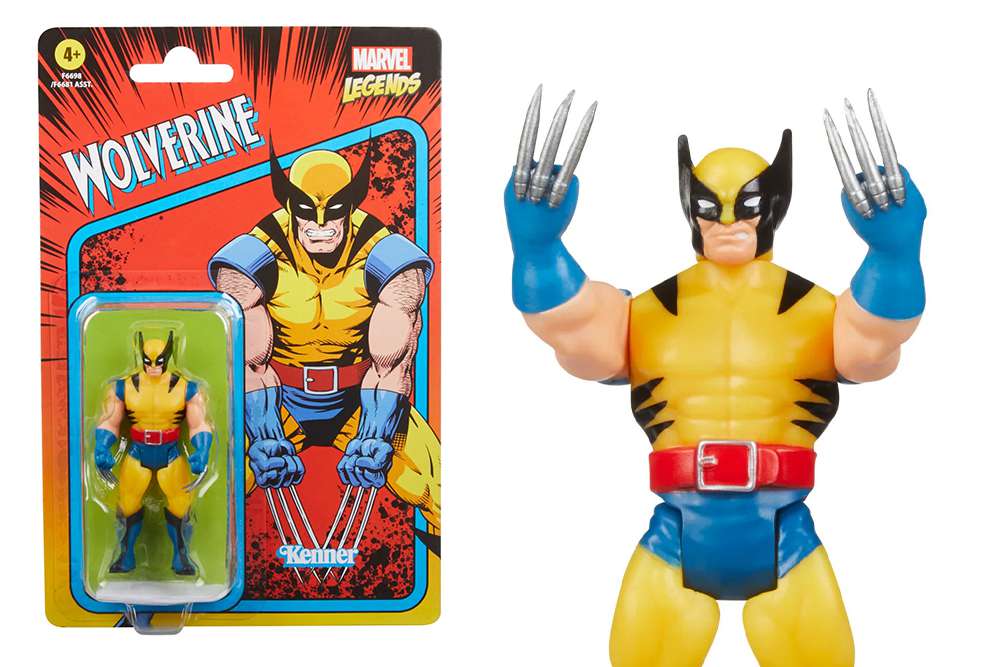 Wolverine Marvel Lgends Retro Action Figure 9,5 cm Hasbro