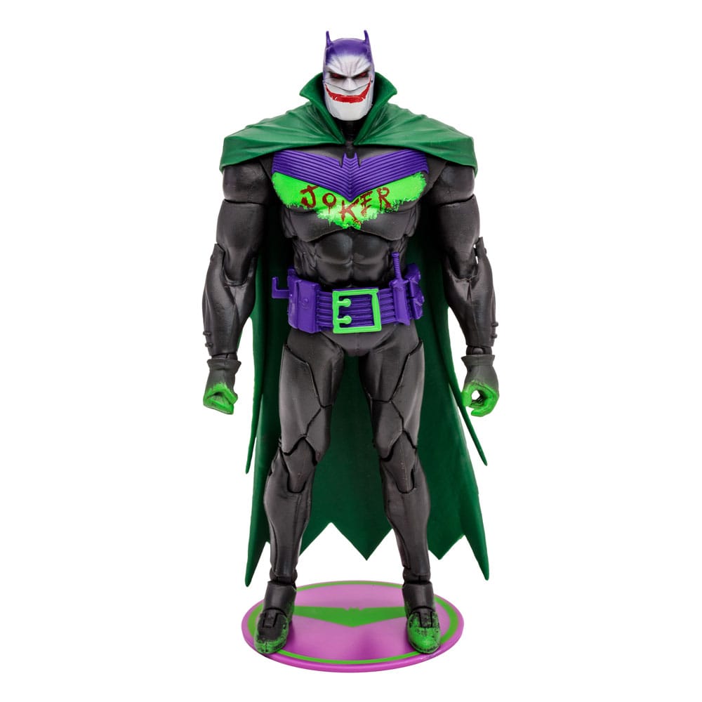 DC Multiverse Action Figure Batman White Knight Jokerizzato Etichetta Oro 18 cm