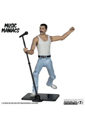 Music Maniacs Rock Action Figure Freddy Mercury 15 cm