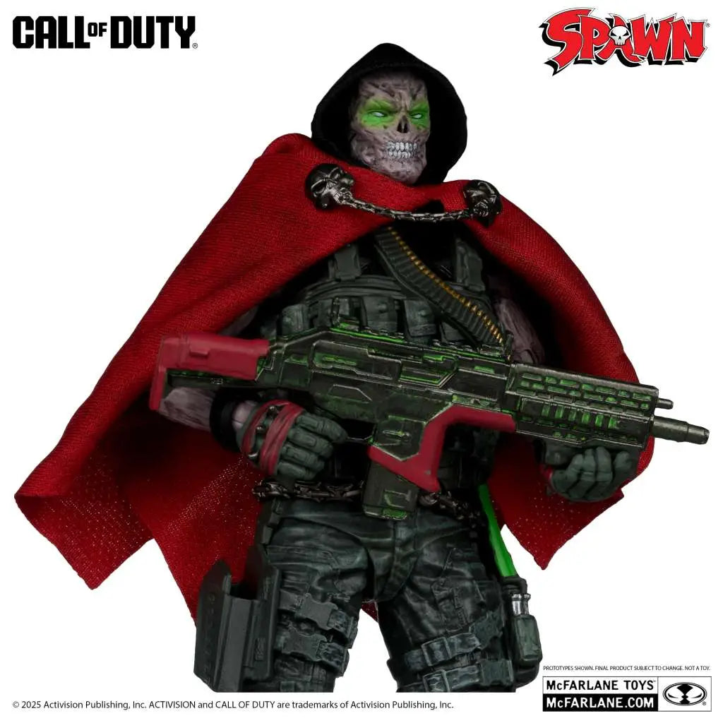 CALL OF DUTY 7INCH BURNED SPAWN ACTION FIGURE