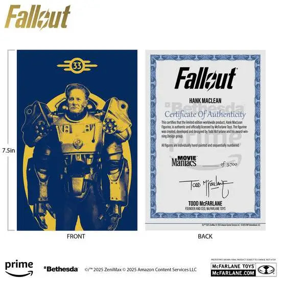 MOVIE MANIACS FALLOUT WAVE 3 ASSORTMENT SET (6)