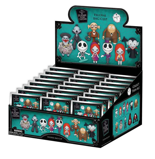 NIGHTMARE BEFORE CHRISTMAS BX S7 BAG CLIP BLIND BOX DISPLAY (24)