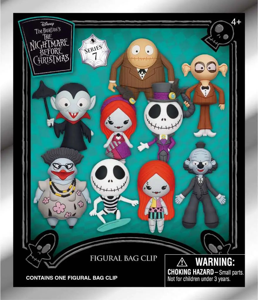 NIGHTMARE BEFORE CHRISTMAS BX S7 BAG CLIP BLIND BOX DISPLAY (24)