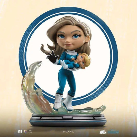 FANTASTIC FOUR FIRST STEPS INVISIBLE WOMAN AND FRANKLIN MINICO