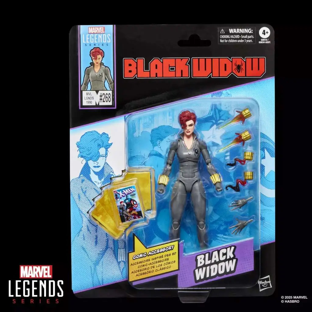 MARVEL LEGENDS MINI COMICS BLACK WIDOW ACTION FIGURE