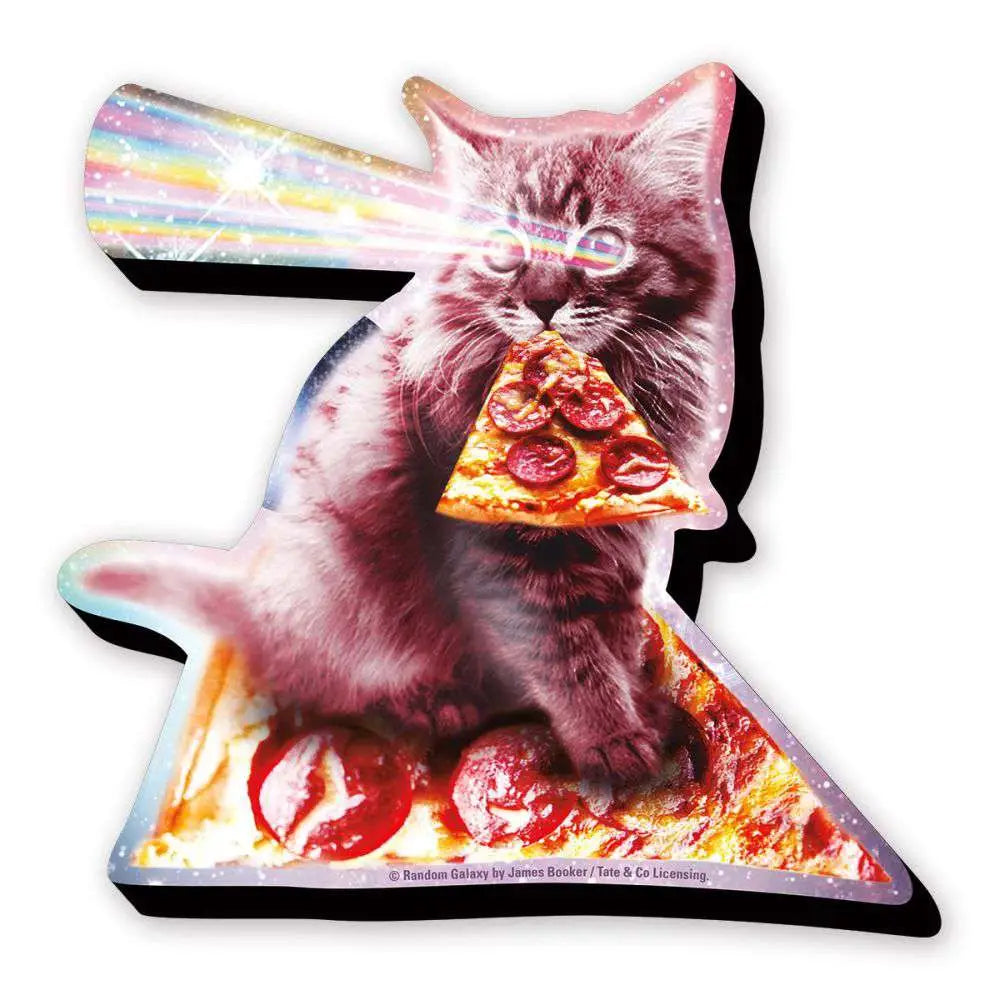 RANDOM GALAXY LASER CAT FUNKY CHUNKY MAGNET