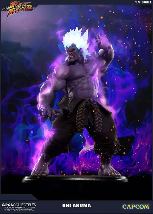 STREET FIGHTER ONI AKUMA 1/4 STATUE